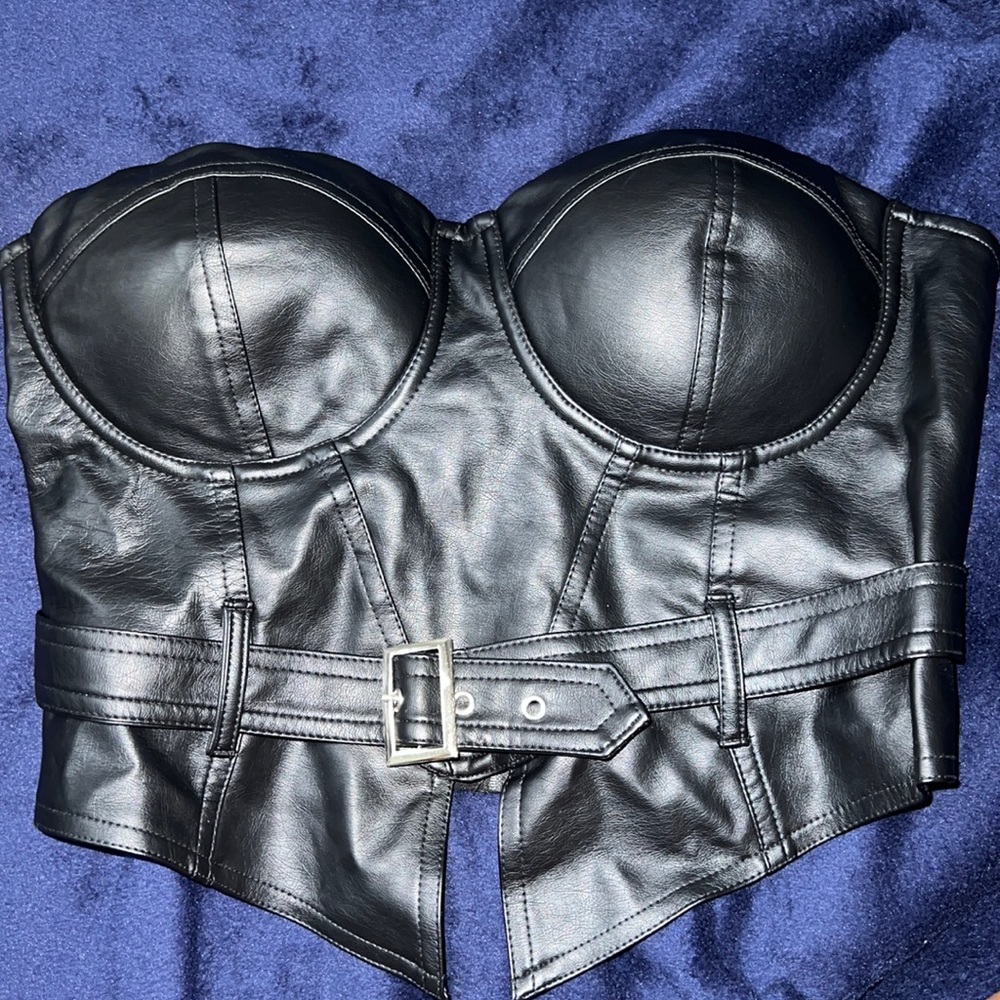 leather corset
